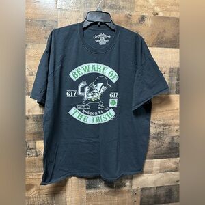 Chowdaheadz Beware of the Irish Boston MA T-Shirt Men’s XXL Black Short Sleeve